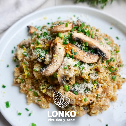 Risotto de Quinoa y Champiñones