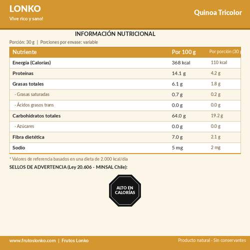 Quinoa Tricolor - Frutos Lonko (2)