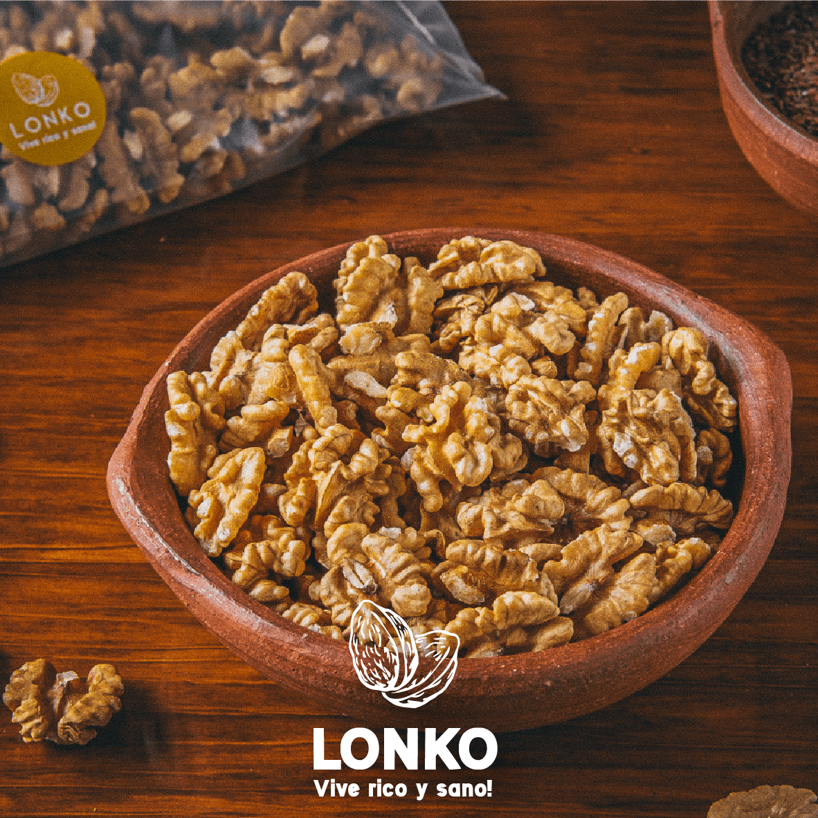 Nuez Mariposa - Frutos Lonko