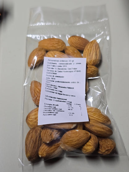Pack Snacks de 30 gr. Almendras