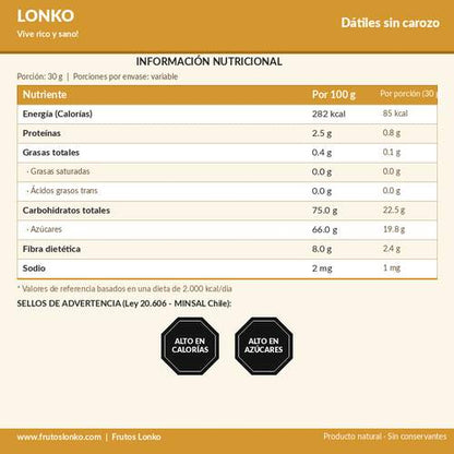Dátiles sin carozo - Frutos Lonko (2)