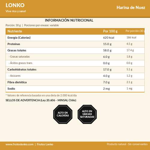 Harina de Nuez - Frutos Lonko (2)