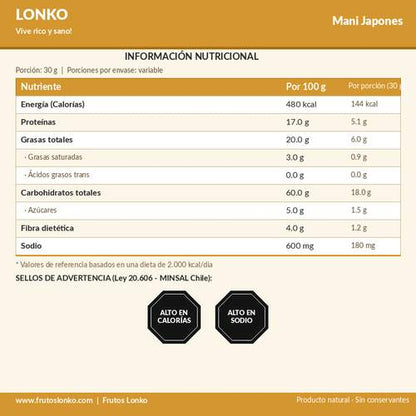 Mani Japones - Frutos Lonko (2)
