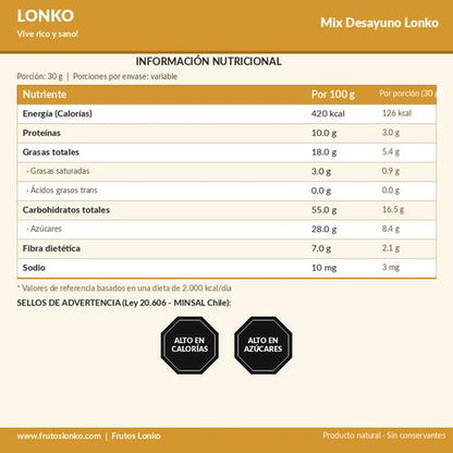 Mix Desayuno Lonko - Frutos Lonko (2)