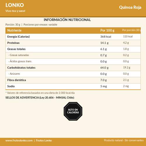 Quinoa Roja - Frutos Lonko (2)